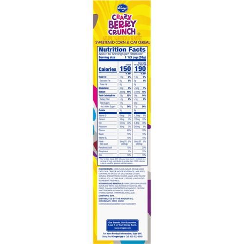 Kroger Berry Crunch Cereal 13 oz