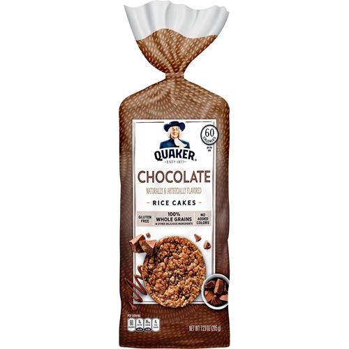 Quaker Rice Cakes Chocolate Crunch, 7.23 Oz