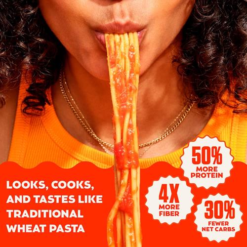 Banza Elbows Pasta From Chickpeas - Gluten Free, High Protein, And Lower Carb Protein Elbows Chickpea Pasta - 8Oz
