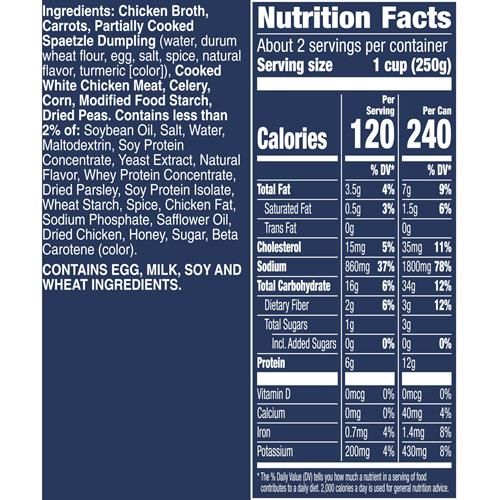 Progresso Hearty Chicken Pot Pie Style With Dumplings Soup, Rich And Hearty Canned Soup, 18.5 Oz