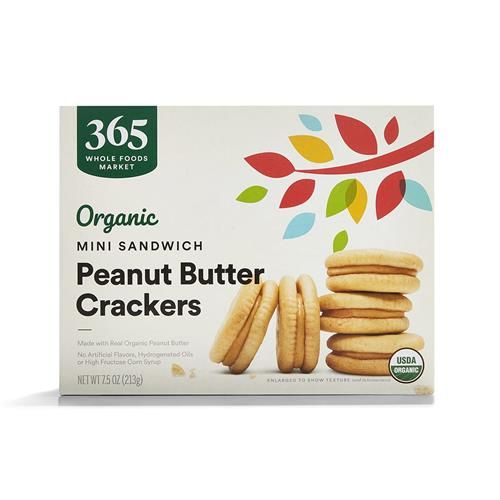 Whole Foods Market Organic Peanut Butter Mini Sandwich Crackers, 7.5 Oz