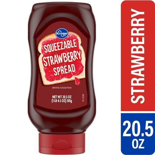 Kroger Strawberry Spread Squeezable 20.5 oz