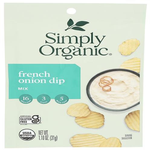 Simply Organic Dip Mix, French Onion, 1.1 Oz