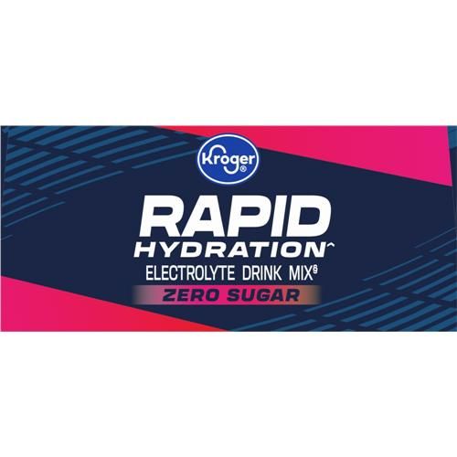 Kroger Sugar Free Electrolyte Drink Mix Tropical Punch 3.38 oz