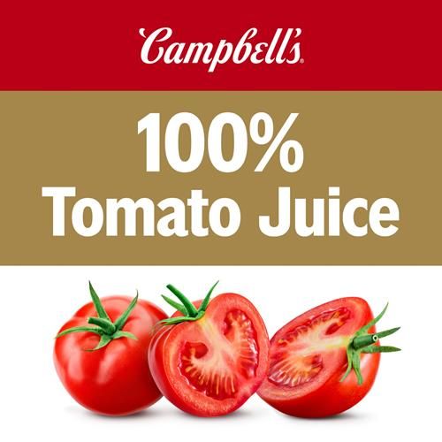 Campbells 100% Tomato Juice, 5.5 Fl Oz Can (6 Pack)