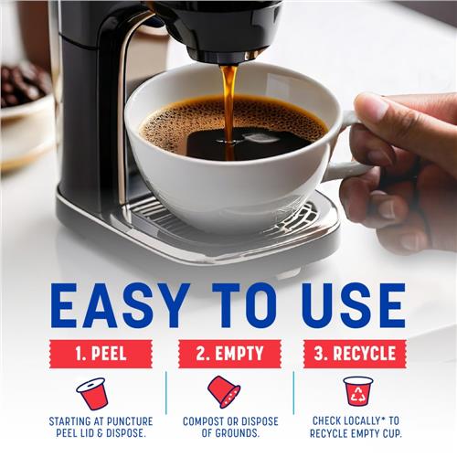 Kroger Donut Shop Blend Medium Roast Coffee Pods 48 ct