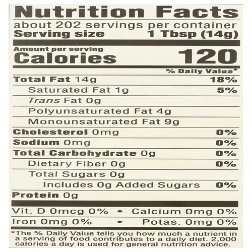 Whole Foods Market Canola Cooking Oil, 101.4 Fz