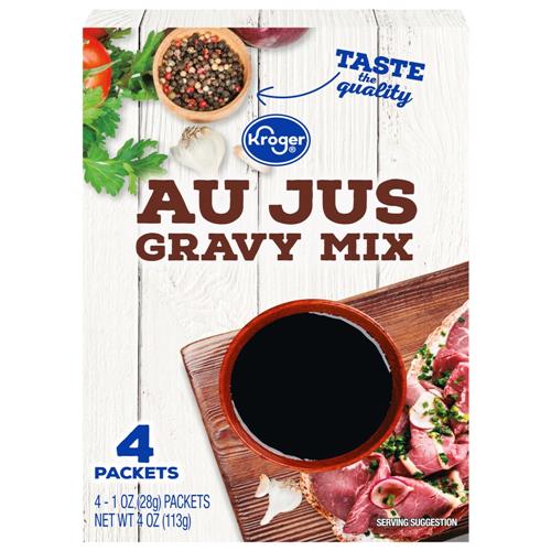 Kroger Au Jus Gravy Mix 4 ct / 1 oz