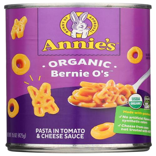 Annies Homegrown, Bernie Os Tomato And Cheese Organic, 15 Ounce