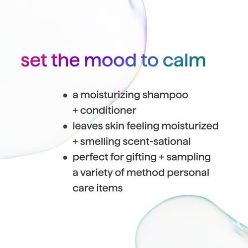 Method Body Wash And Hair Care Gift Set, Simply Nourish, 3.4 Oz Travel Size Bottles