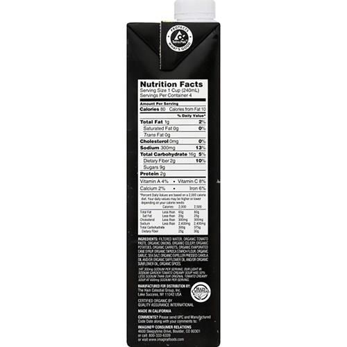 Imagine Organic Creamy Soup, Light Sodium Garden Tomato, 32 Oz.