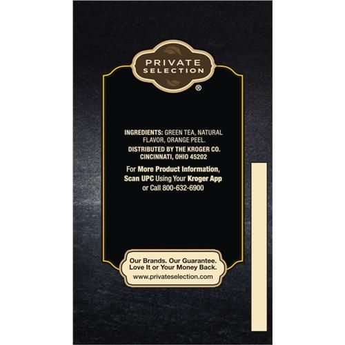 Private Selection Golden Citrus Green Tea Bags 20 ct / 1.2 oz
