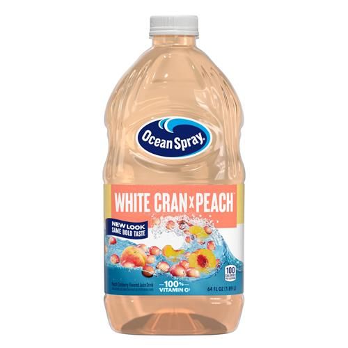 Ocean Spray White Cran-Peach Juice Drink, 64 Fl Oz Bottle (Pack Of 1)