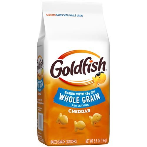 Pepperidge Farm Goldfish Cheddar Crackers, Baked With Whole Grain, 6.6 Oz