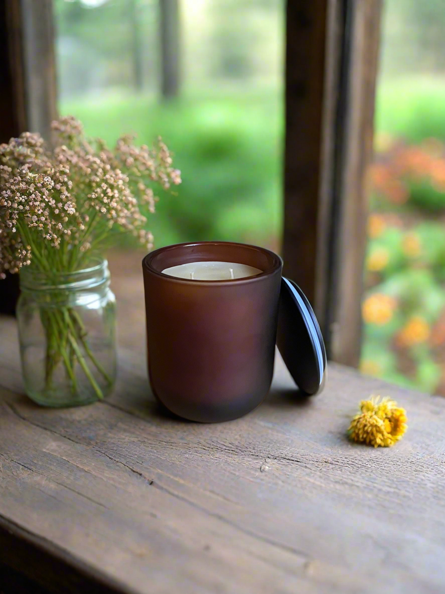 Bright Citrus | Natural Beeswax Candle with Organic Essential Oils