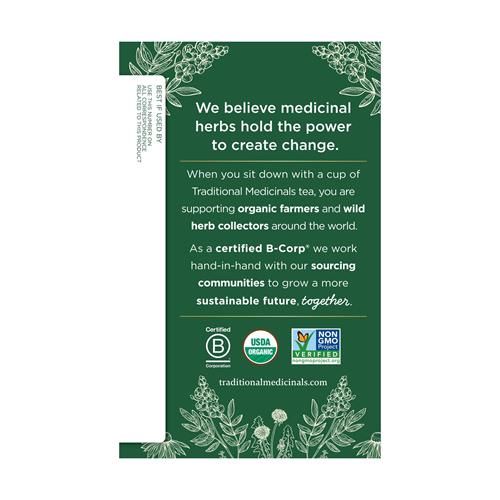 Traditional Medicinals Tea Turmeric Meadowsweet & Ginger,16 Count.