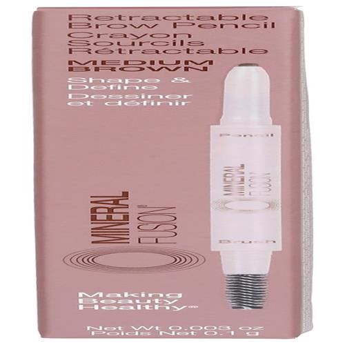 Mineral Fusion Medium Brown Retractable Brow Pencil, 0.003 Oz
