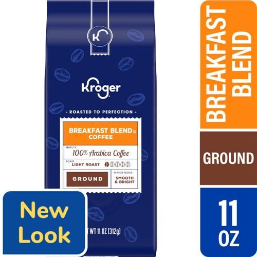 Kroger Breakfast Blend Mild Roast Ground Coffee 11 oz
