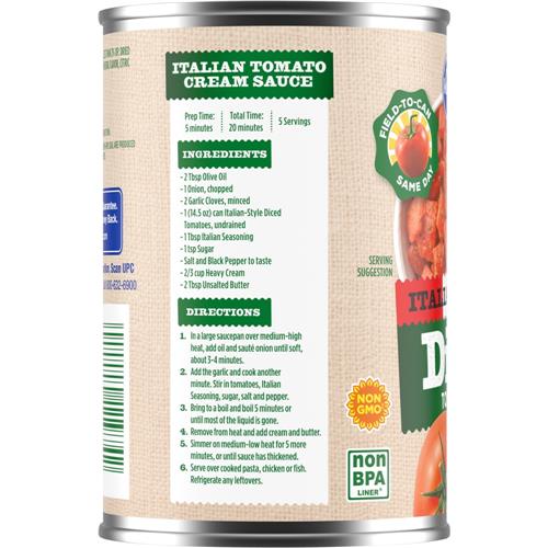 Kroger Italian Style Diced Tomatoes 14.5 oz