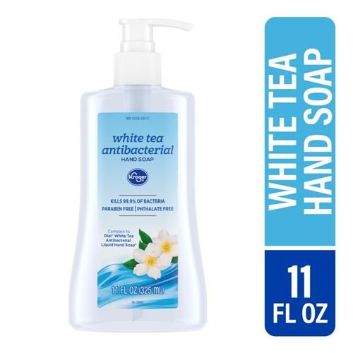 Kroger White Tea Scent Antibacterial Liquid Hand Soap 11 fl oz