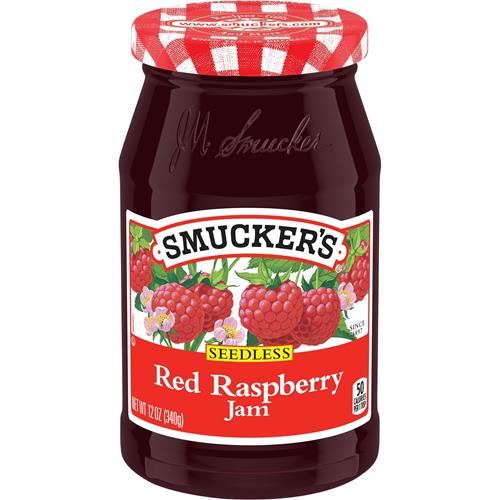 Smuckers Seedless Red Raspberry Jam, 12 Ounces