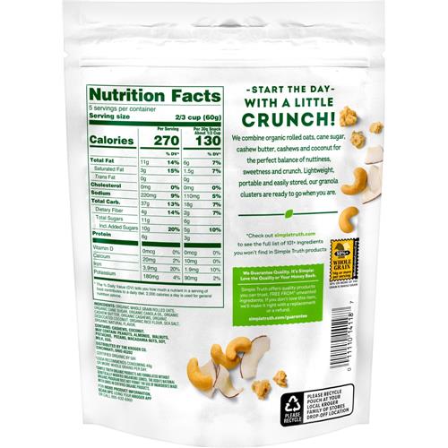 Simple Truth Organic Cashew Coconut Granola 11 oz