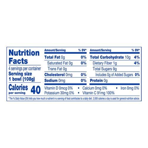 Kroger Diced Pear Cups No Sugar Added 4 ct / 3.8 oz