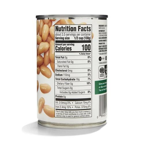 Whole Foods Market Organic Cannellini Beans, 15.5 Oz