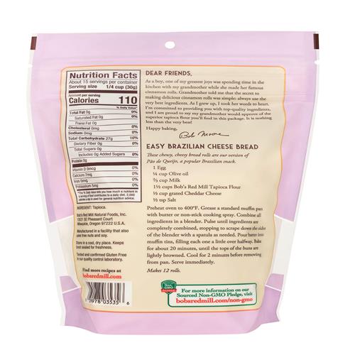 Bobs Red Mill Tapioca Flour, 16Oz (Pack Of 1) - Non Gmo, Vegan, Paleo Friendly, Kosher