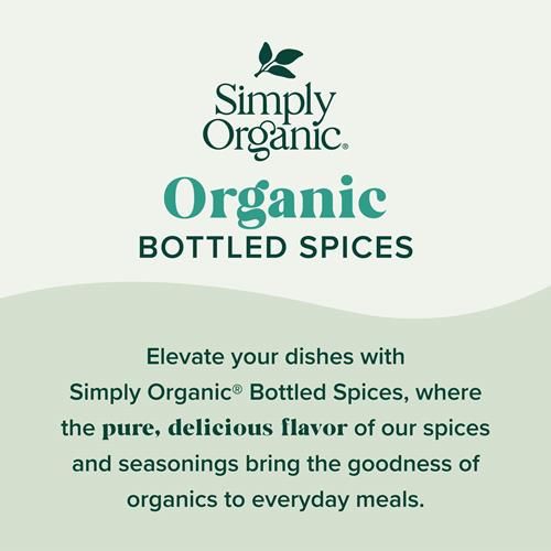 Simply Organic Coarse Ground Black Pepper, 2.47 Ounce Bottle, Coarsely Ground Fo Fresh-Cracked Bite, Kosher