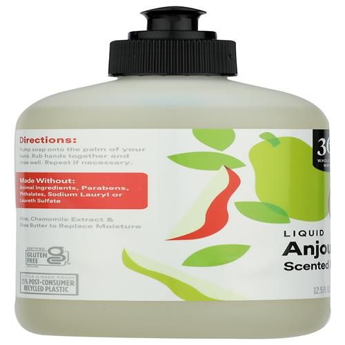 Whole Foods Market Liquid Hand Soap, Anjou Pear, 12.5 Fl Oz
