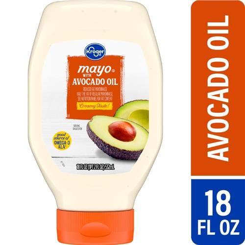 Kroger Reduced Fat Mayo with Avocado Oil 18 fl oz