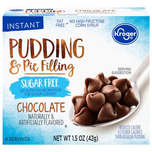 Kroger Sugar Free Chocolate Pudding & Pie Filling 1.5 oz