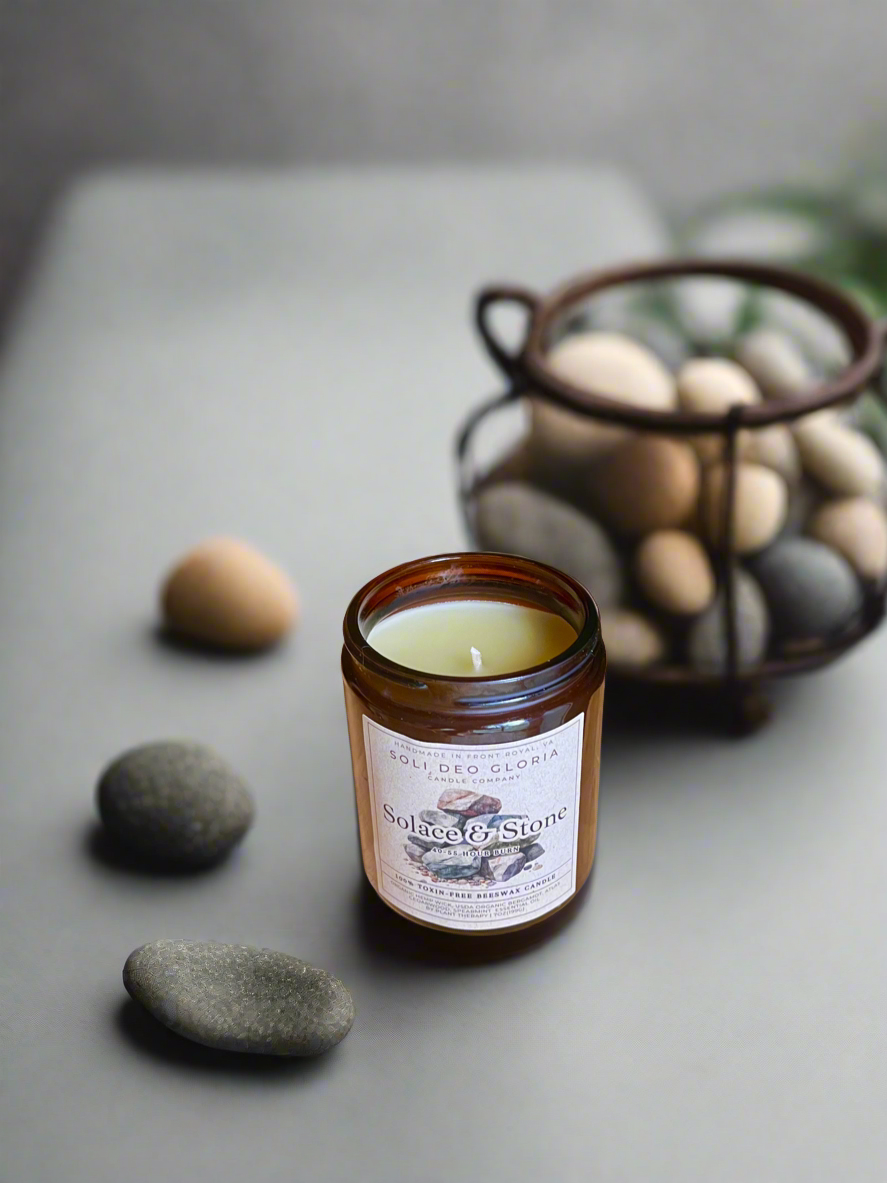 Relaxation Beeswax Candle Gift Set | Oak & Ember & Solace & Stone