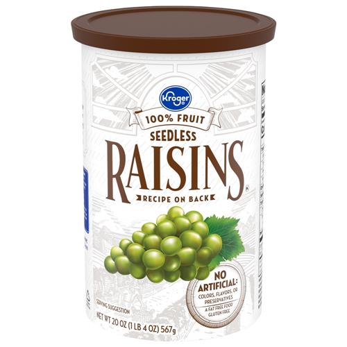 Kroger Seedless Raisins 20 oz