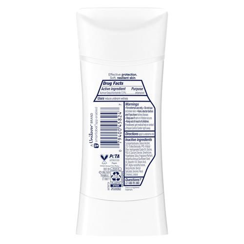 Dove Advanced Care Antiperspirant Deodorant Stick To Help Repair Skin Barrier After Shaving, Apple & White Tea With 72-Hour Sweat & Odor Protection, 2.6 Oz