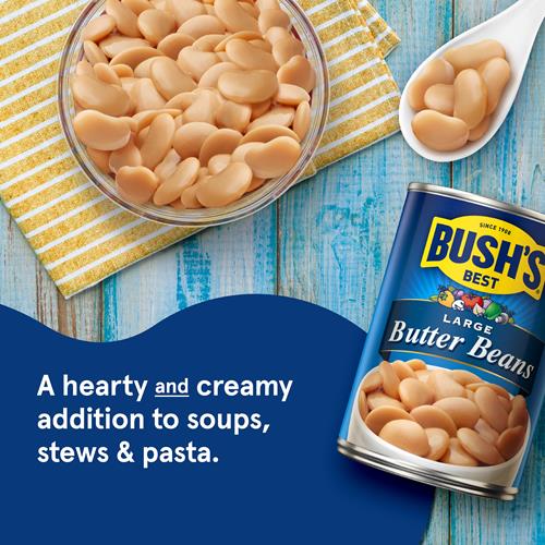 Bushs Best Large Butter Beans 16 Oz