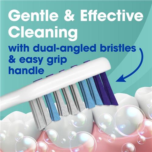 Kroger Gem Grip Diamond Head Toothbrush with Soft Bristles 1 count