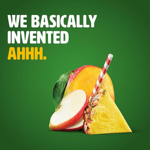 Tropicana Refreshers Pineapple Mango Juice Drink, With Real Fruit Juice, 46 Fl Oz Bottle