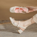 Womens Versatile Sexy Block-heel Pumps