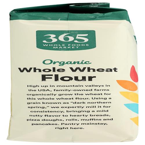 Whole Foods Market Organic 100% Whole Wheat Flour, 80 Oz