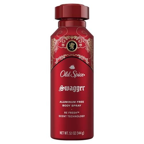 Old Spice Old Spice Aluminum Free Body Spray For Men, Swagger, 5.1 Oz, 5.1 Ounce