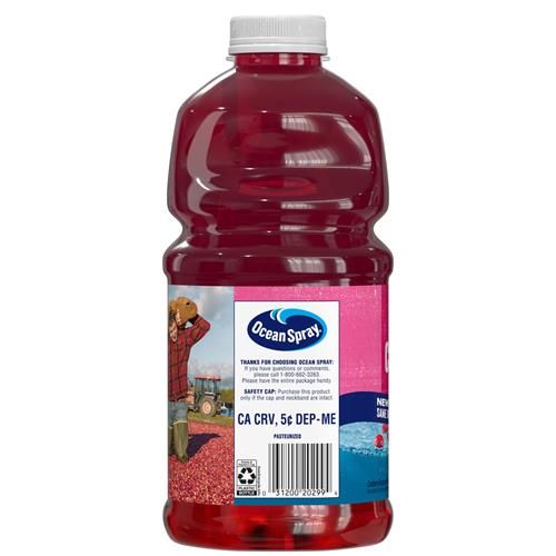 Ocean Spray Cran-Raspberry Cranberry Raspberry Juice Drink, 101.4 Fl Oz Bottle (Pack Of 1)