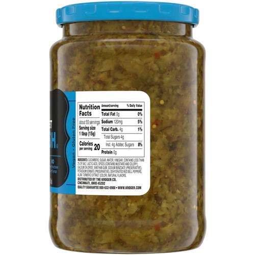 Kroger Sweet Pickle Relish 24 fl oz
