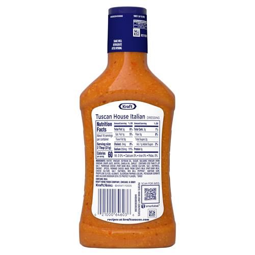 Kraft Tuscan House Italian Salad Dressing (16 Fl Oz Bottle)
