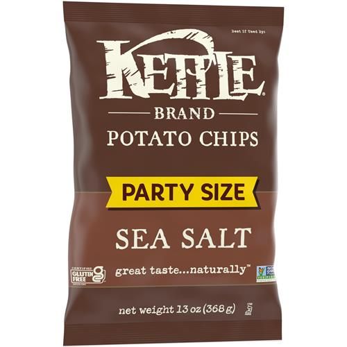 Kettle Brand Potato Chips, Sea Salt Kettle Chips, 13 Oz