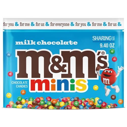 M&Ms Minis Milk Chocolate Candy, Sharing Size 9.4 Oz Bag