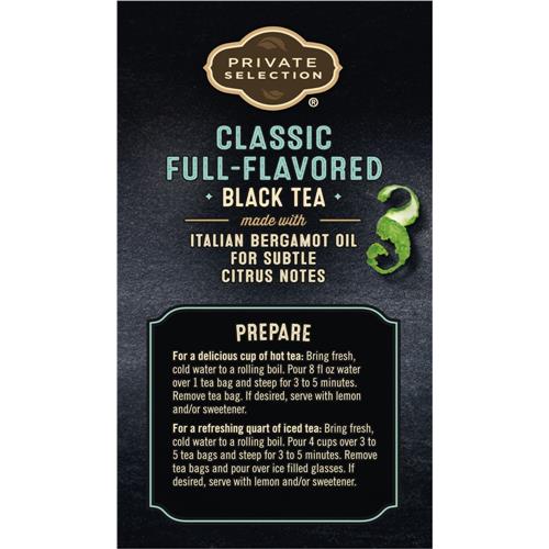 Private Selection Earl Grey Black Tea 20 ct