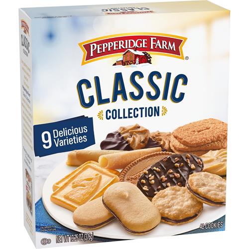 Pepperidge Farm Cookies Classic Collection, 9 Cookie Varieties, 13.25 Oz. Box