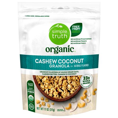 Simple Truth Organic Cashew Coconut Granola 11 oz